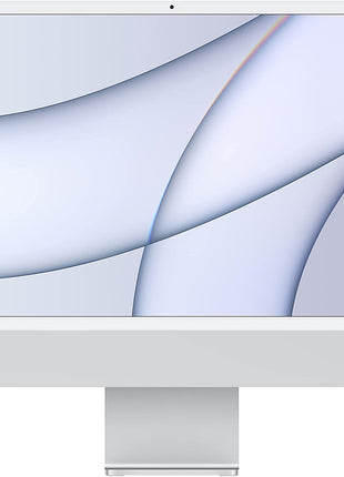 Apple 2021 iMac with Apple M1 Chip with 8-core CPU, 24-inch, 16GB RAM, 256GB SSD Storage - Silver (Renewed)
