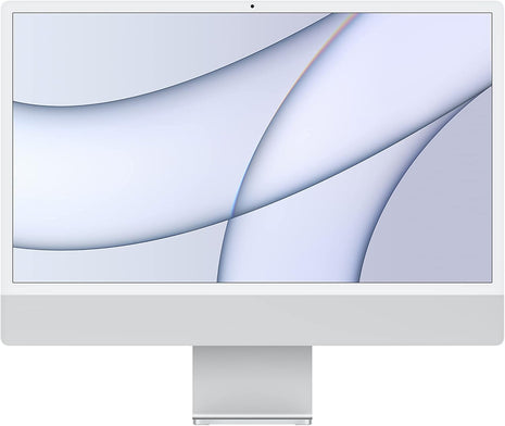 Apple 2021 iMac with Apple M1 Chip with 8-core CPU, 24-inch, 16GB RAM, 256GB SSD Storage - Silver (Renewed)