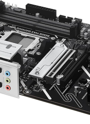 ASUS B650E MAX Gaming WiFi AMD B650 ATX Motherboard, DDR5, PCIe 5.0 Ready, 3X M.2 Slots, Wi-Fi 6E, Realtek 2.5Gb Ethernet, DisplayPort, HDMITM, USB 10Gbps Type-A & Type-C®, BIOS FlashbackTM, Aura Sync