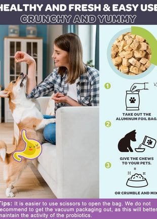 Probiotics for Dogs Chicken Falvored & Salmon Falvored