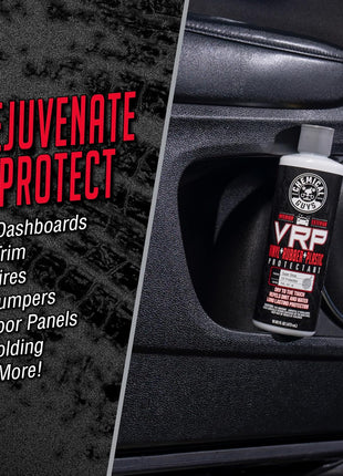 Chemical Guys VRP Vinyl, Rubber, and Plastic Dressing - Tire Dressing, Non-Greasy, Dry-to-the-Touch Shine for Tires, Trim, and More, Safe for Cars, Trucks, SUVs, RVs & More - 16 oz