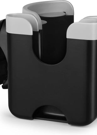Accmor Stroller Cup Holder with Phone Holder, Bike Cup Holder, Universal Cup Holder for Uppababy Nuna Doona Strollers, 2-in-1 Cup Holder for Walker, Wheelchair, Scooter