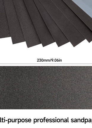 Sandpaper 150 Grit, Wet Dry Sand Paper 9 x 3.6 Inch | 21 Sheets, for Wood Metal Automotive Sanding and Smoothing, Coarse
