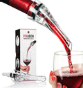 VINABON Wine Aerator Pourer Spout 2025 ? Professional Wine Aerator Attaches to Bottle for Improved Flavor, Enhanced Bouquet, and Rich Finish. No Drip, Spill Free Design. Includes Wine Guide eBook.
