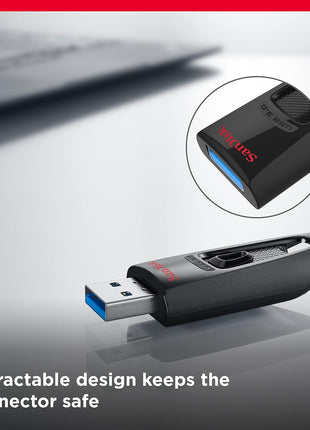SANDISK 512GB Ultra USB 3.0 Flash Drive - SDCZ48-512G-G46, Black