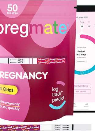 Pregmate 50 Pregnancy Test Strips (50 Count)