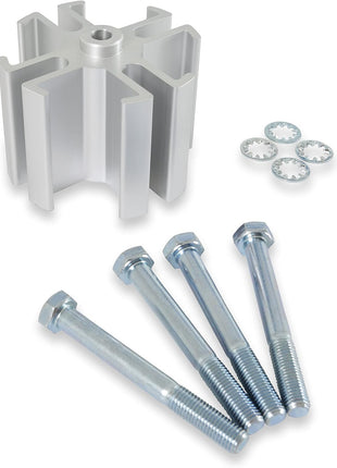 Mr. Gasket Fan Spacer Kit 2 inch Gm/Ford, Silver