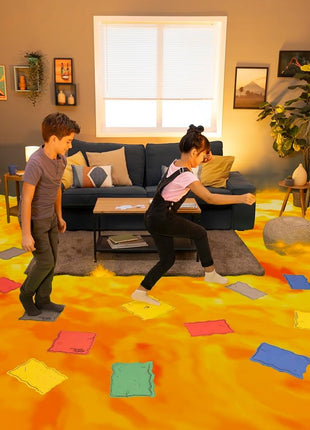 Goliath The Original The Floor is Lava! Game by Endless Games - Interactive Game For Kids And Adults - Promotes Physical Activity - Indoor And Outdoor Safe - Classic Edition