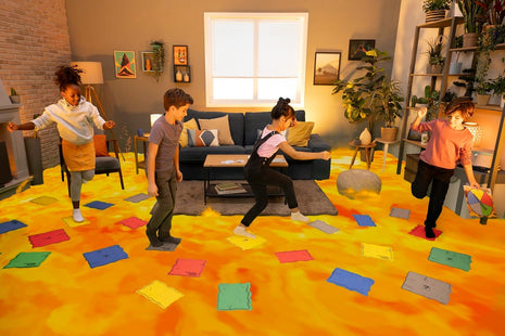 Goliath The Original The Floor is Lava! Game by Endless Games - Interactive Game For Kids And Adults - Promotes Physical Activity - Indoor And Outdoor Safe - Classic Edition