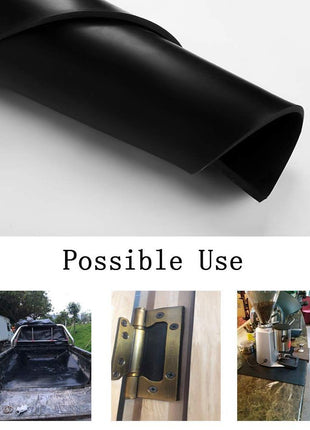 NABOWAN Solid Rubber Strip,Sheets,Rolls 1/8 inch (.125 inch) Thick x 2 inch Wide x 120 inch Long, Thin Neoprene Rubber, Perfect for DIY Rubber Gasket, Weather Stripping, Sealing, Padding, Mat