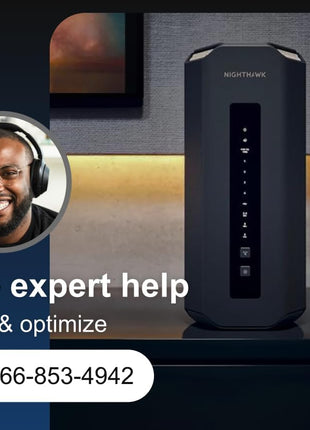 NETGEAR Nighthawk Tri-Band WiFi 7 Router (RS700S) - Router Only- BE19000 Wireless Speed (up to 19 Gbps) – 10 Gig Internet Port - Covers up to 3,500 sq. ft. – 1-Year Armor & Free Expert Help