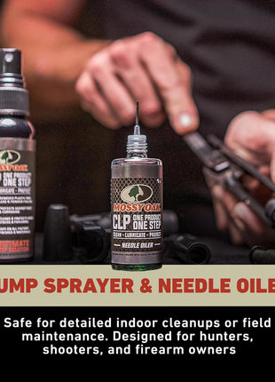 Mossy Oak CLP Gun Cleaning Oil | All-in-One Cleaner, Lubricant & Protectant | One-Step Gun Oil CLENZOIL