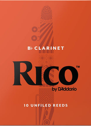 Rico Organic Bb Clarinet Reeds, Strength 2.5, 10 Pack | Rico Organic Bb Clarinet Reeds provide consistent response, easy playability, warm tone, and reliable performance.