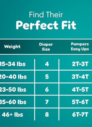 Pampers Training Pants - Easy Ups Boys & Girls Bluey - Size 3T-4T, 124 Count, Children's Potty Underwear (Packaging May Vary)