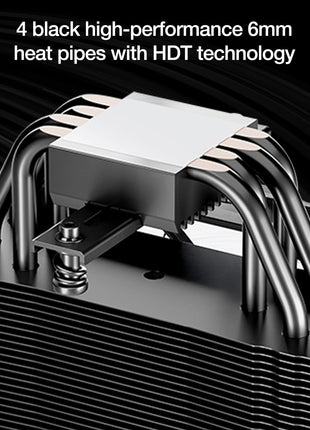 be quiet! Pure Rock 3 LX CPU Air Cooler | 4 High Performance 6mm Heat Pipes with HDT Technology | 120mm Quiet ARGB PWM Fan | AMD:AM4 AM5/Intel LGA 1700/1150/1151/1200 | Black | BK040