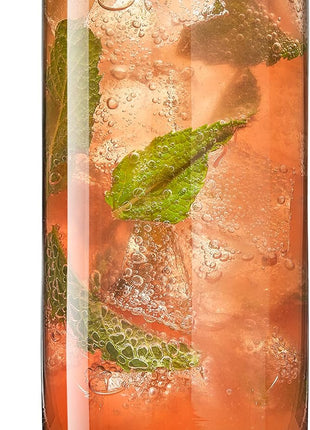 JoyJolt Faye 13oz Highball Glasses, 6pc Tall Glass Sets. Lead-Free Crystal Drinking Glasses. Water Glasses, Mojito Glass Cups, Tom Collins Bar Glassware, and Mixed Drink Cocktail Glass Set