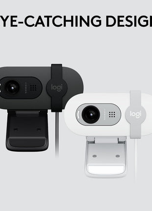 Logitech Brio 101 Full HD 1080p Webcam for Meetings, Streaming, Desktop, Laptop, PC - Built-in Mic, Shutter, Works with Zoom, Microsoft Teams, Nintendo Switch 2's new GameChat Mode, USB-A,-Black