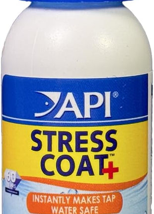 API STRESS COAT Aquarium Water Conditioner 16-Ounce Bottle