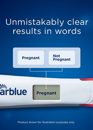 Clearblue Early Digital Pregnancy Test, Early Detection at Home Pregnancy Test, 2 Ct