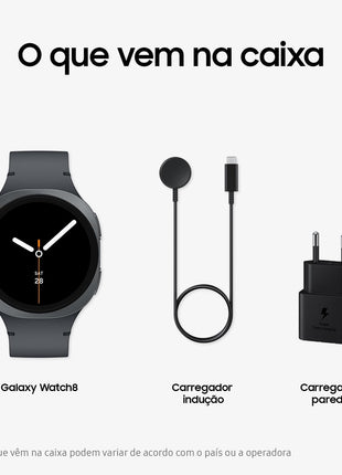 Samsung Galaxy Watch 8 | 44mm | AI Smartwatch w/ 1.47inch AMOLED, Wear OS 6, Wi-Fi, Bluetooth, Heart Rate, GPS Fitness Tracker | IP68, MIL-STD-810H | International Model L330 | w/Fast Charger, Graphite