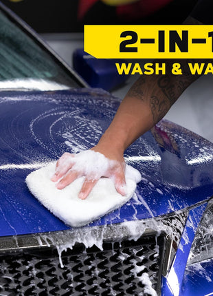 Meguiar's Hybrid Ceramic Wash & Wax - Sophisticated Car Wash Gently Cleans and Adds Shine and Slickness While Boosting Paint with Hybrid Ceramic Wax and Extreme Water Beading - 48oz