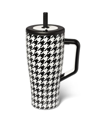 BrüMate Era 40 oz Tumbler with Handle and Straw | 100% Leakproof Insulated Water Bottle Tumbler with Lid and Flexible SoftSip Straw | Made of Stainless Steel | Cup Holder Friendly | 40oz (Mocha)