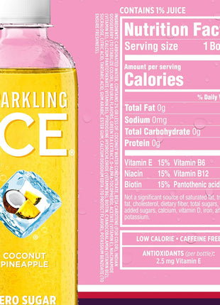 Sparkling Ice Purple Variety Pack, Flavored Water, Zero Sugar, with Vitamins and Antioxidants, 17 fl oz, 12 count (Black Raspberry, Cherry Limeade, Orange Mango, Kiwi Strawberry)