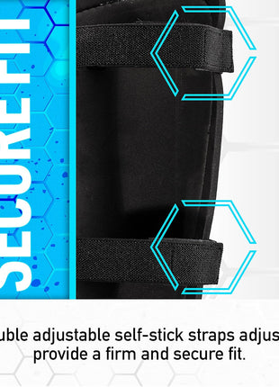 Franklin Sports Soccer Shin Guards for Youth + Adults - Superlight Shin Guards for Men, Women + Kids - (2) Shin Guard Set for Boys + Girls