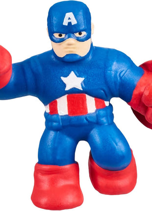 Heroes of Goo Jit Zu Marvel Mega Mini 6 Pack - Superhero Toys, Squishy, Stretchy, Gooey Mini Heroes - Ironman, Spider-Man, Captain America, Miles Morales, Hulk and Black Panther