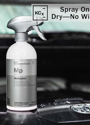 KOCHCHEMIE - Motorplast - Naturally Shiny, Water-Displacing Engine Conserver; Restore Appearance; Elastic Protective Film Protects Power Units from Corrosion & Environmental Factors (500 milliliters)