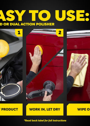 Meguiar's Flagship Premium Marine Wax, M6332, Easy-to-Use Boat Polish and Wax that Removes Swirls, Scratches, and Oxidation While Adding Long-Lasting Protection, Gifts for Car Lovers, 32 Oz