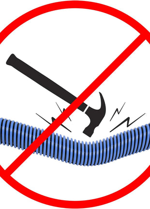 Poolmaster Manual Pool Vacuum Hose, 30 Ft x 1-1/2 inch for Inground & Above Ground Pools, Not for Automatic Cleaners, Kink-Free, Heavy Duty Pool Cleaner Hose with Swivel Cuff – Made in USA