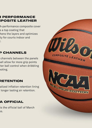WILSON NCAA Final Four Basketball - 29.5 inch and 28.5 inch