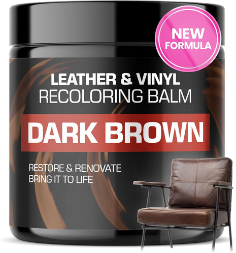 Leather Recoloring Balm, Color Restorer, Scratch Remover, Couch Paint and Repair, Leather Balm for Couches