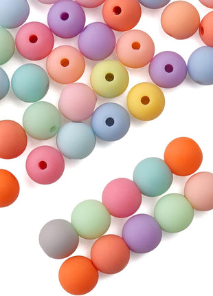 1000PCs 6MM Matte Mix Colors Acrylic Round Beads, Frosted Round Acrylic Balls Gumball Beads, Bubblegum Beads Chunky Beads, Plastic Resin Beads for Necklace and Bracelet Making, Crafting Supplies