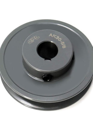QWORK Single Groove Web Sheaves, 3 inchOD 5/8 inchBore V-Belt Sheave, A Belt Section, for V-Belt,AK30-5/8