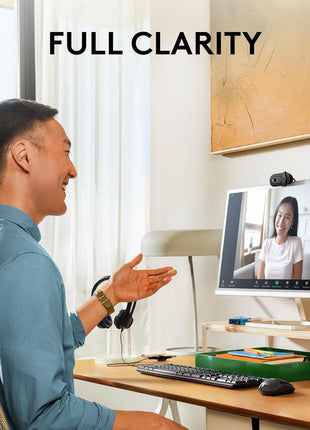 Logitech Brio 101 Full HD 1080p Webcam for Meetings, Streaming, Desktop, Laptop, PC - Built-in Mic, Shutter, Works with Zoom, Microsoft Teams, Nintendo Switch 2's new GameChat Mode, USB-A,-Black