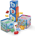 Melissa & Doug® Ms. RachelTM Sort and Count Nesting and Stacking Blocks with Wooden Fish Preschool Learning Toy for Boys, Girls - FSC Certified