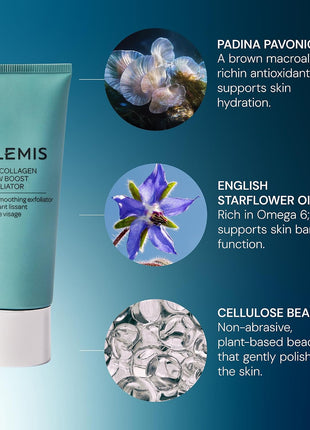 ELEMIS Pro-Collagen Glow Boost Exfoliator, Gentle Daily Exfoliator, 100ml