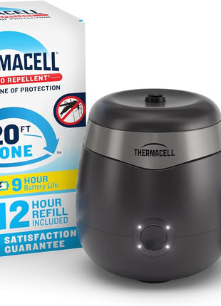 Thermacell E-Series Rechargeable Mosquito Repeller with 20' Mosquito Protection Zone; Bug Spray Alternative; Scent Free