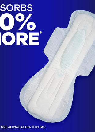 Always Maxi Overnight Pads with Wings for Women, Size 5, Extra Heavy Overnight Absorbency, Unscented, 36 Count