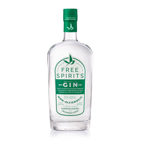 Free Spirits Non-Alcoholic Gin Spirit - Award Winning Gin Alternative - Low Calorie, Vegan, Gluten-Free with B-Vitamins - Natural Ingredients for Delicious Cocktails - 750 ml Bottle