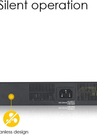 Zyxel 8 Port Network Ethernet Switch | Smart Managed | PoE+ | GS1920-8HPV2 | 8x GbE PoE+ with 130W Budget + 2x Combo RJ-45/SFP, Fanless, NebulaFlex, VLAN, QoS, Wall Mount Kit Included, TAA Compliant