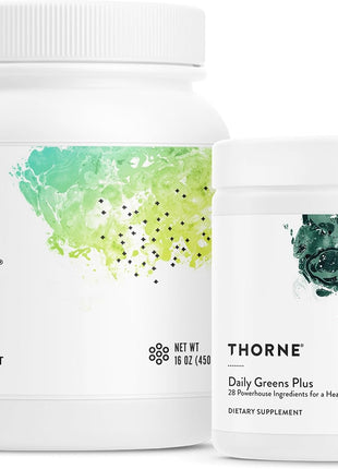 THORNE - Performance & Vitality Bundle - Creatine & Daily Greens - 30 to 90 Servings