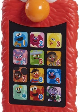 Sesame Street Learn with Elmo Pretend Play Phone, Learning and Education, Kids Toys for Ages 2 Up by Just Play
