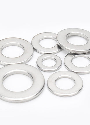 Instockbolt M8 x 16mm OD Flat Washer, 18-8 (304) Stainless Steel Washers Flat, 100PCS