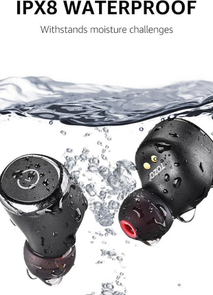 TOZO T10 Wireless Earbuds Bluetooth 5.3 Headphones, App Customize EQ, Ergonomic Design, 55H Playtime, Wireless Charging Case, IPX8 Waterproof Sound in-Ear Headset, New Version