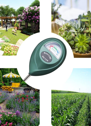 XLUX Soil Moisture Meter, Plant Water Monitor, Hygrometer Sensor for Gardening, Farming, Indoor and Outdoor Plants, No Batteries Required