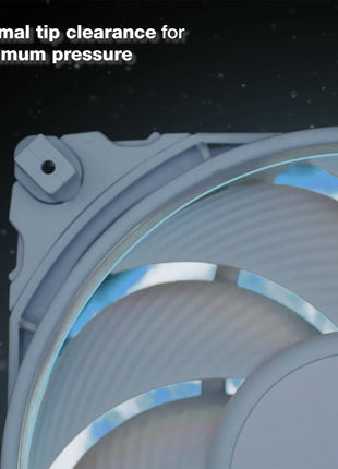 be quiet! Silent Wings 4 Cooling Fan | 140mm PWM | 1100 RPM | White | BL116