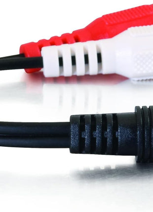 Legrand - C2G 3.5MM to RCA Y-Cable, 6 Inch Y Splitter Audio Cable RCA, Female to Male 3.5MM to RCA Audio Cable, 1 Count, C2G 40424